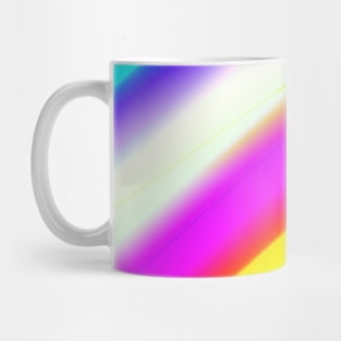 colorful abstract rainbow texture art Mug